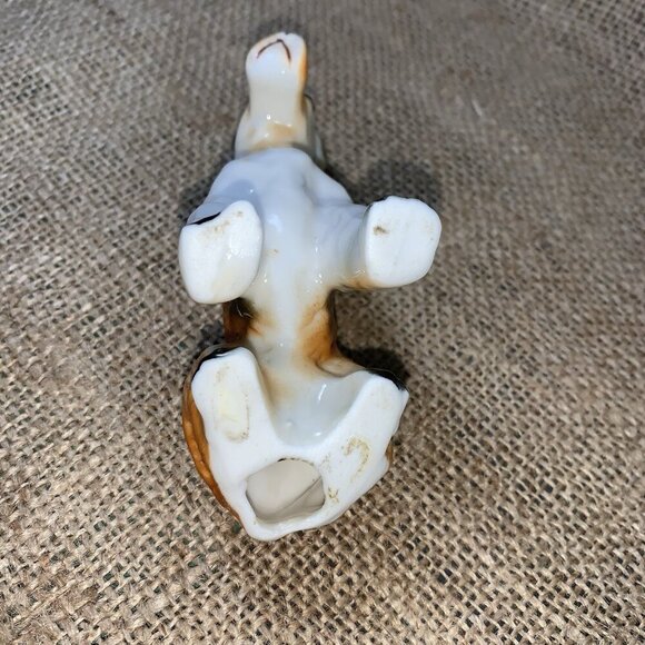 Vintage Porcelain  Wire Haired Fox Terrier Figurine 3.75 Inches - Picture 6 of 9